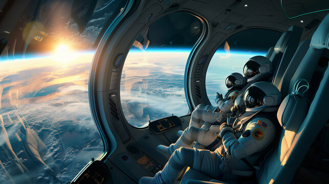 Space Tourism: Weightlessness Experience and Panoramic Earth Views