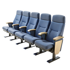 Obraz premium View of 3d cinema theatre seating