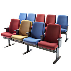 Fototapeta premium View of 3d cinema theatre seating