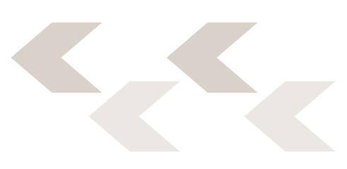 It is a directional beige illustration icon.