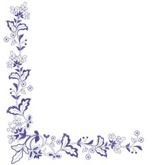 Beautifull embroidery design decoration border motif art work for cushions bed sheets and dresses 