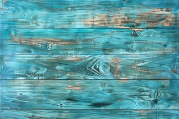 Turquoise Wooden Texture