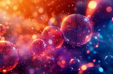 Obraz na płótnie Canvas Stunning Bubbles Overlay for Photos – Digital Download, Photo Editing Tool, Enhance Photography Instantly