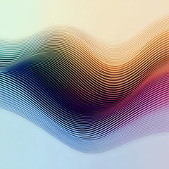 beautiful waves of colors 