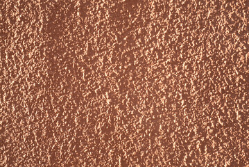Detalle de pared pintada de marrón