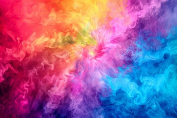 Fototapeta na wymiar Colorful Abstract Smoke Art