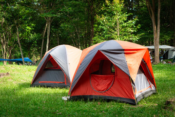 Camping is a popular outdoor activity that involves living in a tent or other temporary shelter in a natural setting