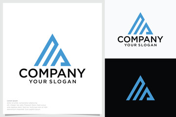 NP logo design vector template Letter Np Pixel Logo Template © Tcukimay