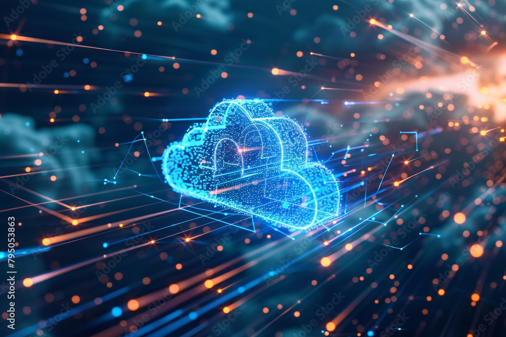 Poster explain the concept of a cloud native application and its benefits