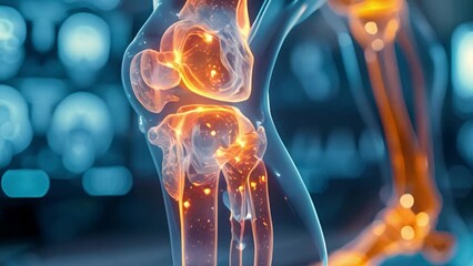 Cutting-edge medical tech: X-ray of knee joint aids diagnosis, treatment in orthopedics