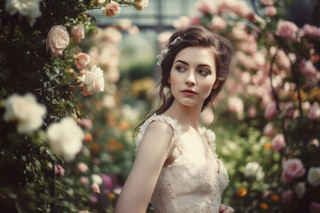 Bridal Photoshoot Captures Spring Romance In Garden