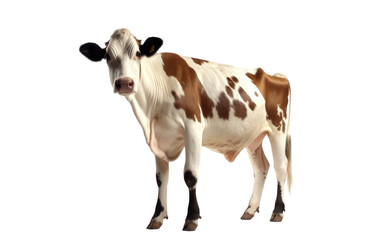 cow isolated on white background