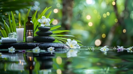 Serene Spa and Wellness Retreat in Lush Natural Environment with Rejuvenating Treatments
