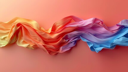 A vibrant flag icon on a solid background