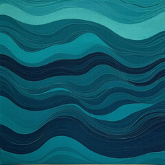 Fototapeta premium Blue Oceans in Motion