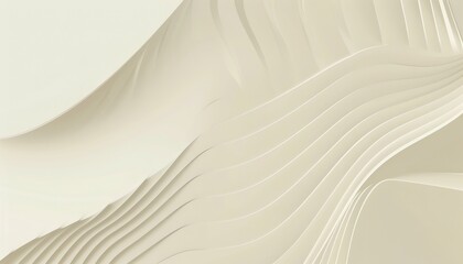 Abstract beige curved layers design