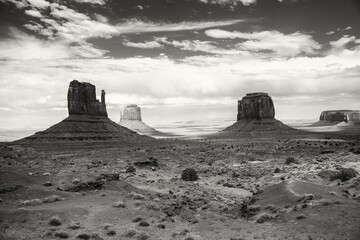 Amazing view of Monument Valley Buttes in Arizona