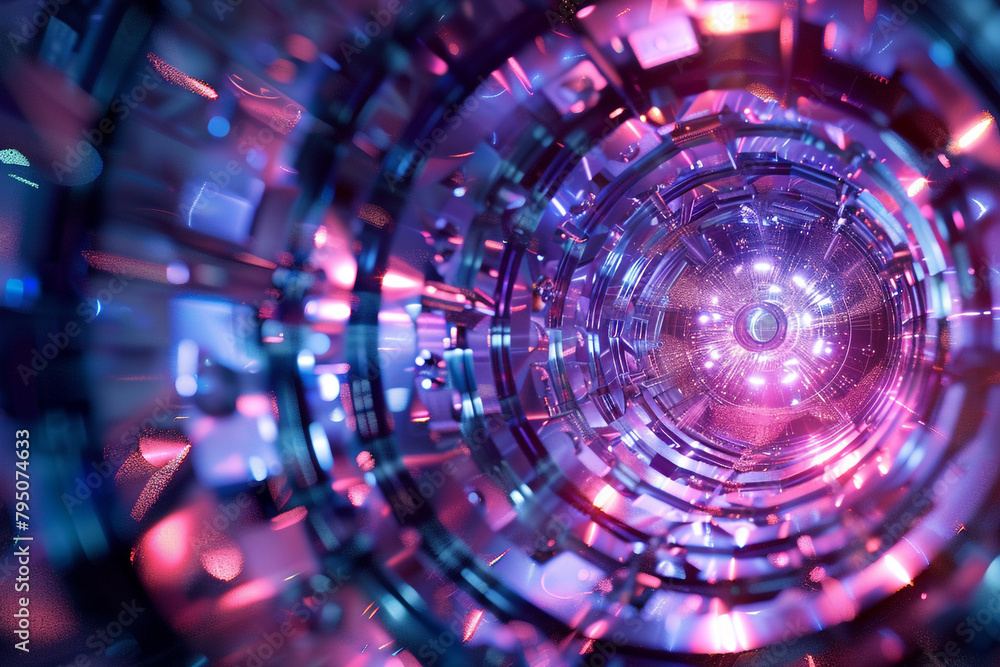 Poster fusion's might exploring the core of nuclear fusion particles