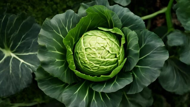  Freshly harvested cabbage ready for the kitchen