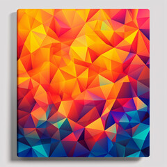 Obraz premium Colorful Geometric Abstract Art Illustration