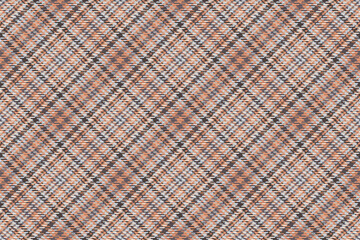 Seamless pattern of scottish tartan plaid. Repeatable background with check fabric texture. Vector backdrop striped textile print.