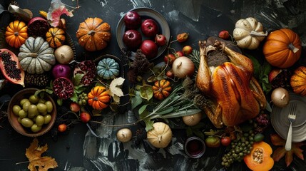 Warmth of Thanksgiving: Design Materials for Festive Celebrations