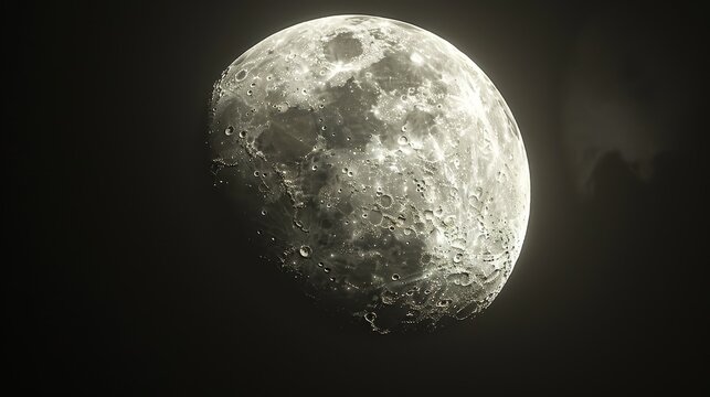 Eclipse: A photo of a partial lunar eclipse