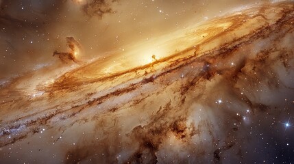 Galaxy: A striking photo of the Andromeda Galaxy's galactic center