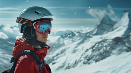 Fototapeta na wymiar Sports - Winter Mountain Climbing, Ski, Luge.