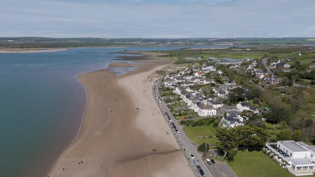 Over Instow beach in North Devon