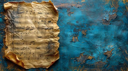Music Notes on Paper