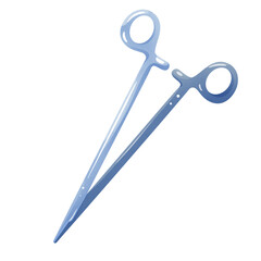 Medical steel scissors for surgery