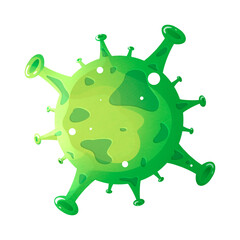 Green virus symbol