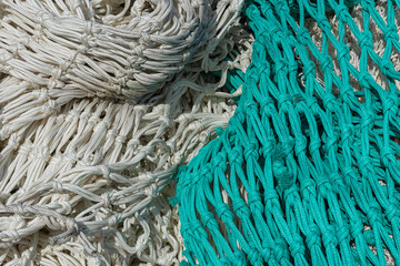 professional back nets used on trawler fishing vessels.