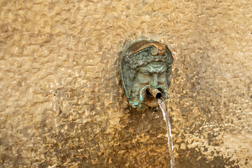 Ornament on the wall.Tisza Hotel and Spa in Szolnok,Hungary.