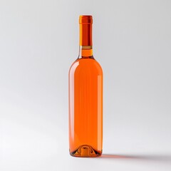 Fototapeta premium a bottle of wine with a yellow liquid