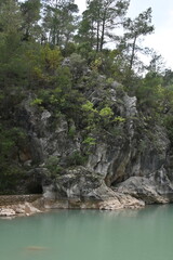 Fototapeta na wymiar Antalya Kemer Göynük Kanyonu - Canyon - Travel