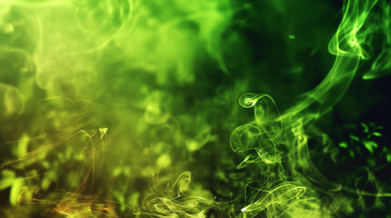 Obraz premium Green smoke.
