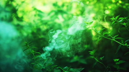 Green smoke.