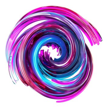 abstract background with spiral AI generative