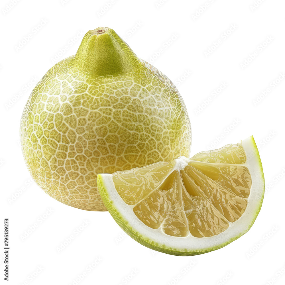 Poster a high resolution photo featuring a pomelo background with full depth of field and isolated on trans