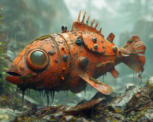 Shoe fish, a quirky underwater creature with a tale of whimsy © Duskcraft