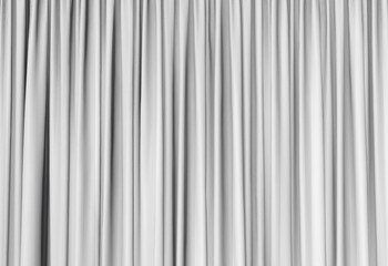 Theater scene and the White curtain. - Theater stage image.