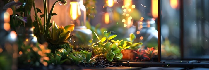 Bohemian Apartment  Decor  Burning Candle on Eucalyptus Branch AI Generated