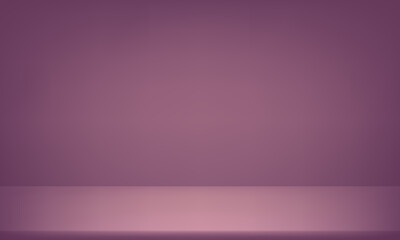 Obraz premium Empty dark purple studio room. Banner for advertise product on website. Minimal scene. Stage showcase, product layout. Vector illustration.