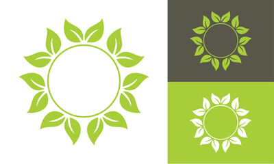 set of green elements