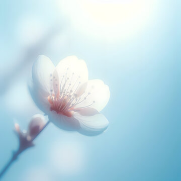 Spring Light Blue Background