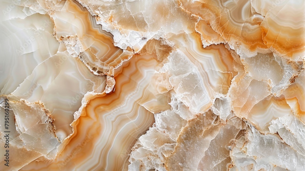 Poster close-up of intricate pattern on marble slab