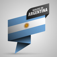 Made in Argentina graphic and label.