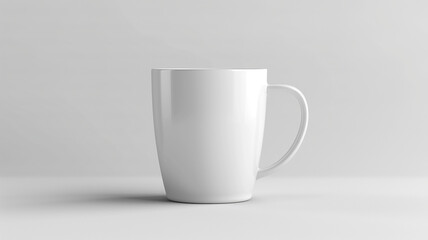 Fototapeta premium white coffee cup on white background